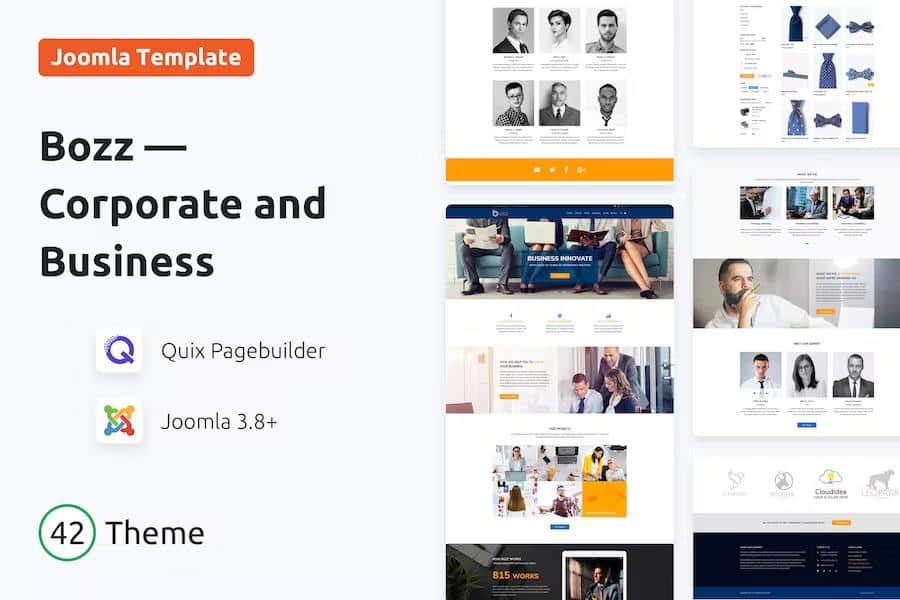 BOZZ – CORPORATE AND BUSINESS RESPONSIVE JOOMLA TEMPLATE